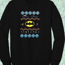Batman Car Sweater Crewneck Sweatshirt