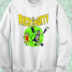 Rick Morty Batman Style Crewneck Sweatshirt