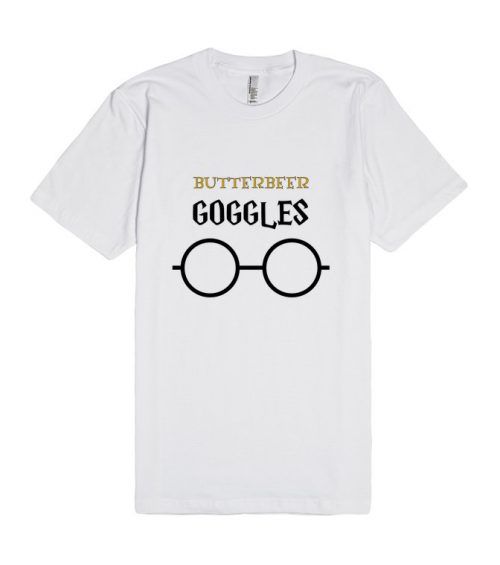 Butterbeer Goggles Harry Potter Glass Unisex Premium T shirt Size S,M,L,XL,2XL