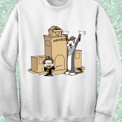 Calvin Hobbes Harry Potter Style Crewncek Sweatshirt