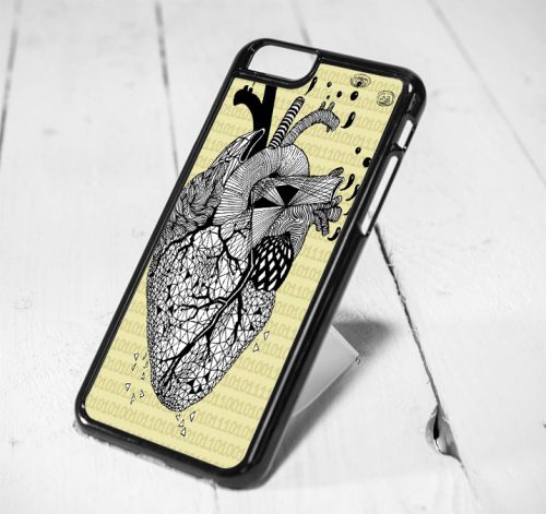 Heart Anatomy Protective iPhone 6 Case, iPhone 5s Case, iPhone 5c Case, Samsung S6 Case, and Samsung S5 Case