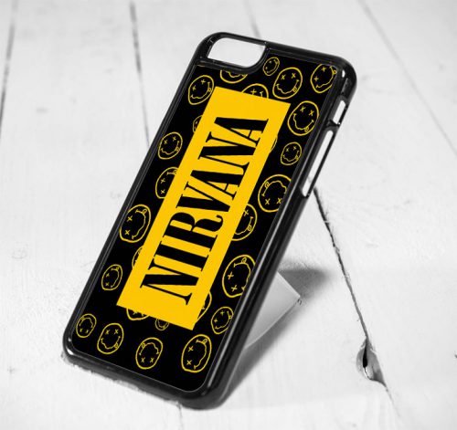 Nirvana Smile Pattern Protective iPhone 6 Case, iPhone 5s Case, iPhone 5c Case, Samsung S6 Case, and Samsung S5 Case