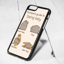 Pusheen Guide To Being Lazy Protective iPhone 6 Case, iPhone 5s Case, iPhone 5c Case, Samsung S6 Case, and Samsung S5 Case