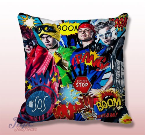 Five Second of Summer Don't Stop Throw Pillow Cover