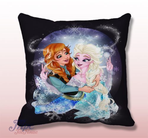 Disney Elsa and Anna Frozen Thow Pillow Cover