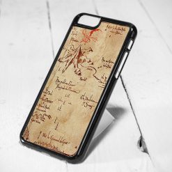 The Hobbit Lonely Mountain Map iPhone 6 Case iPhone 5s Case iPhone 5c Case Samsung S6 Case and Samsung S5 Case