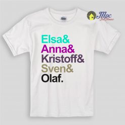 Frozen Family Kids T Shirts and Youth