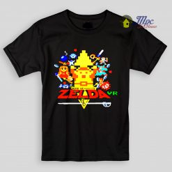 Zelda 8bit Design Kids T Shirts