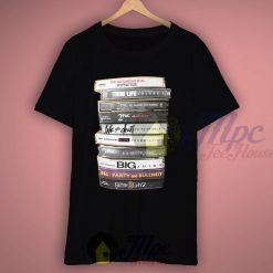 Notorious Big 2 Pac Cassette Tape Collection T shirt
