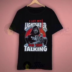 Star Wars Darth Vader Lightsaber Talking T Shirt