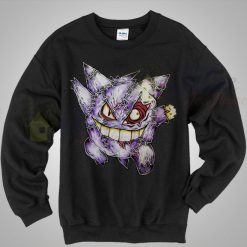 Gengar Pokemon Zombie Sweatshirt