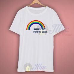 Smile If You're Gay Vintage 80s T shirt