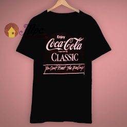 Coke Classic Enjoy The Feeling Cocacola 1980s T Shirt