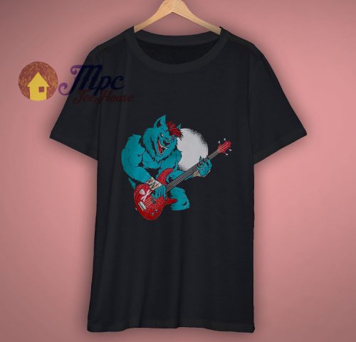 Werewolf Bass Guitar T Shirt