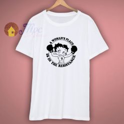 Betty Boop Resisitance 80s Cartoon Shirt