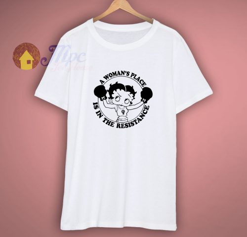 Betty Boop Resisitance 80s Cartoon Shirt