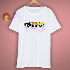 Desert Dreamer Powerpuff Girls Kanji Pink Shirt