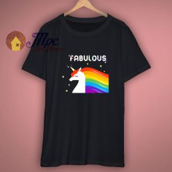Fabulous Sparkling Rainbow Unicorn T Shirt
