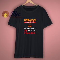 Popeyes Chicken Sandwich Food Halloween Shirt