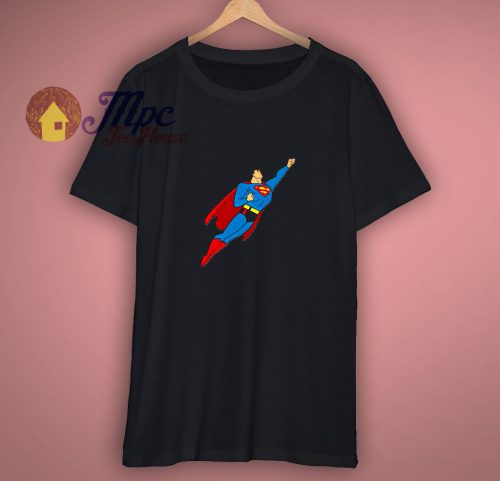 Superman In Flight Art Shirt On Sale