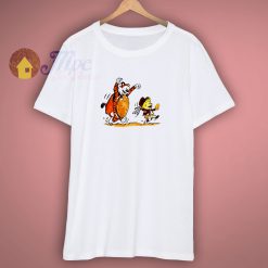 Calvin and Hobbes Indiana Jones Inspired Parody T Shirt