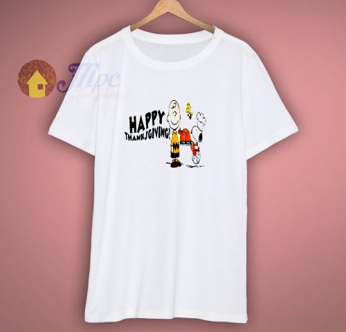 Charlie Brown Snoopy Happy ThanksGiving T Shirt