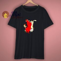 Cow and Chicken with Red Guy T Shirt