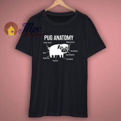 The Pug Anatomy Pug Tshirt