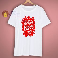 Vampire Blood vintage style ringer