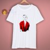 White Marilyn Monroe Print T Shirt