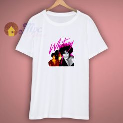 Whitney Houston Official Pink Collage Retro T Shirt