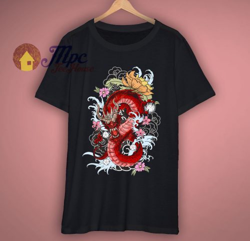 Awesome Dragon Art Graphic T Shirt