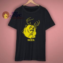 Bear Black graphic T Shirt