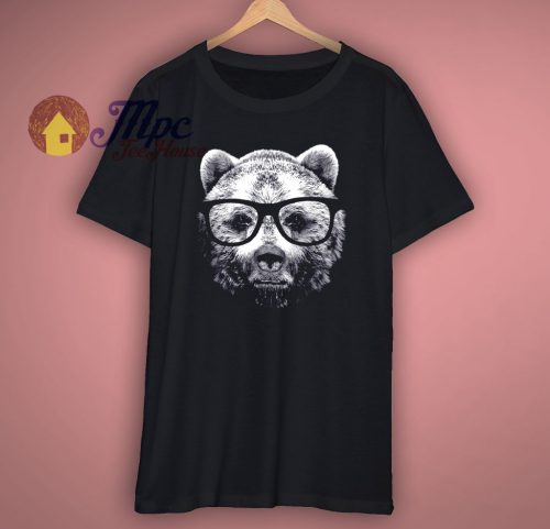 Bear In Glasses T Shirt