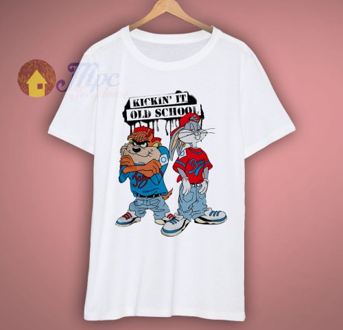 Bugs Bunny and Taz Old School T Shirt