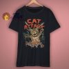 Giant Cat Attack Funny T Shirt