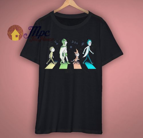 Rick Sanchez Abbey Road Funny T Shirt
