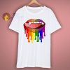 Vampire Fangs Rainbow Halloween T Shirt