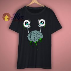 Brain Monster Funny T Shirt