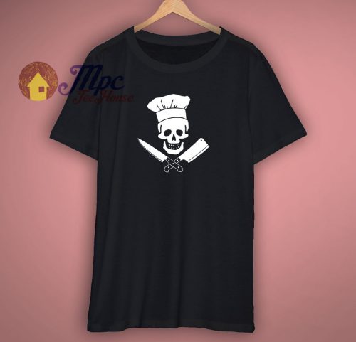 Chef Skull Funny T Shirt