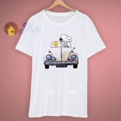 Snoopy Dog Driver Car Peanuts Charlie Brown T Shirt