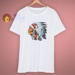 Indian Chief Decal Headdress T Shirt