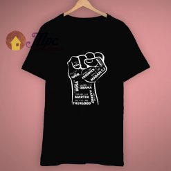Inspiring Black Leaders Fist T Shirt