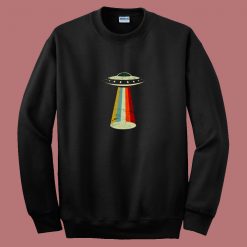 Alien Vintage Ufo Space Ship 80s Sweatshirt