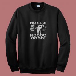 Us Michael Scott No God No 80s Sweatshirt