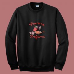 Vintage Buona Befana Italian Christmas 80s Sweatshirt
