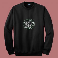Walter Sobchak Enjoying My Coffee Starbucks 80s Sweatshirt