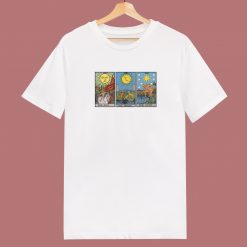 Sun Moon Star Tarot 80s T Shirt