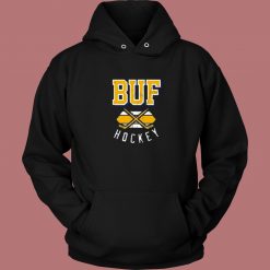 Vintage Buffalo Hockey Aesthetic Hoodie Style