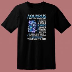 10 Things Aquarius 80s T Shirt